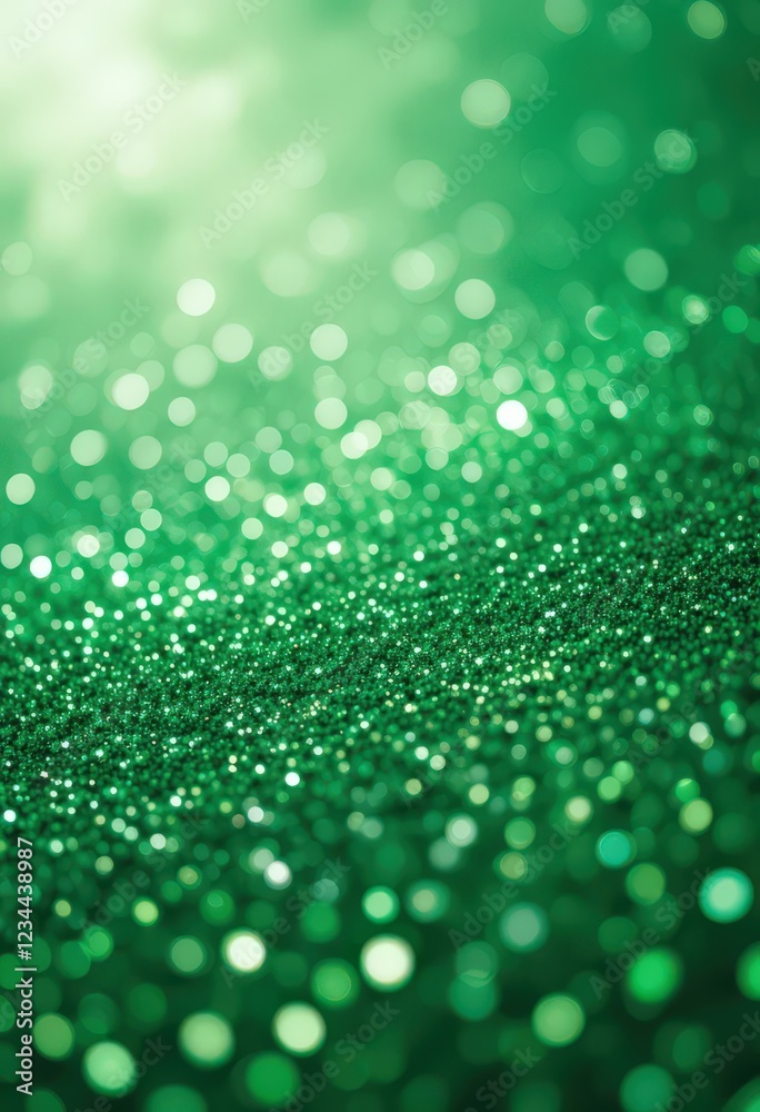 Glittering green bokeh lights background with soft blur effect. Glittering green bokeh lights background with soft blur effect.