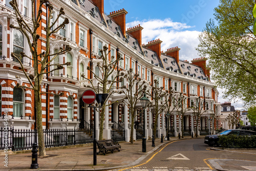 Photography Traditional British architecture in Kensington, London, UK