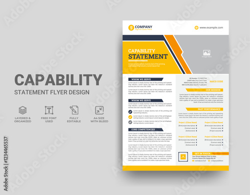 Capability Statement Template Design