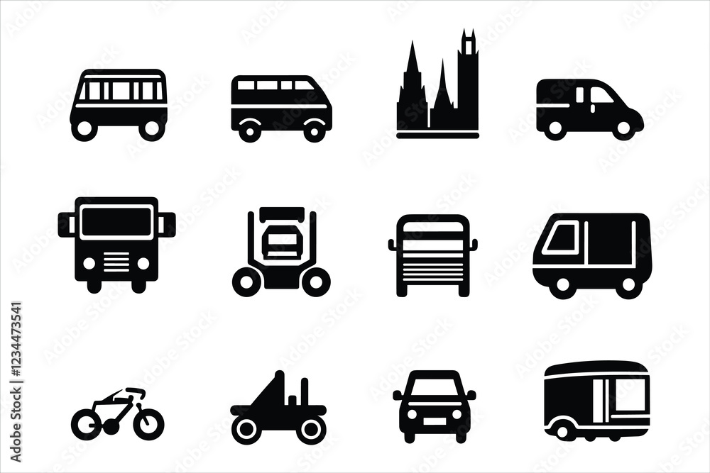 set of Graph icon, black color icon, Stock market icons set with Design vector icons for transportation modes such as car, bicycle, bus, etc set of Graph icon, black color icon, Stock market icons set with Design vector icons for transportation modes such as car, bicycle, bus, etc