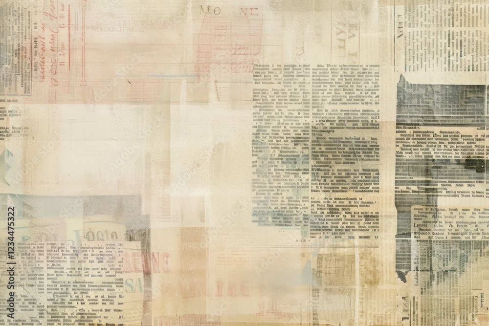 Obraz premium George washington ephemera border newspaper backgrounds document.