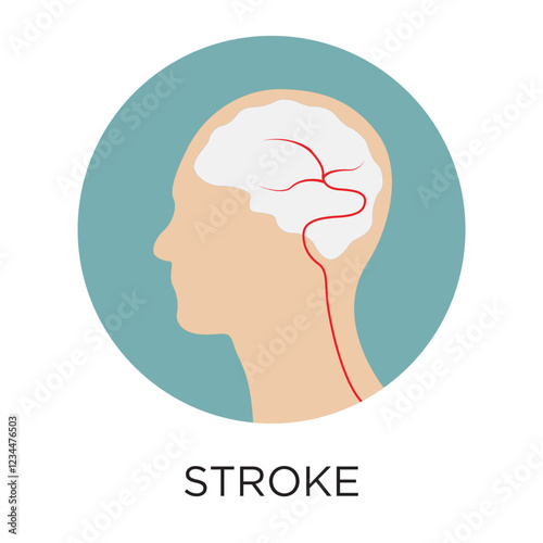  Vector Stroke Brain Icon