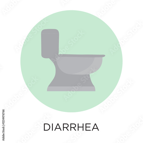 Vector Diarrhea Icon