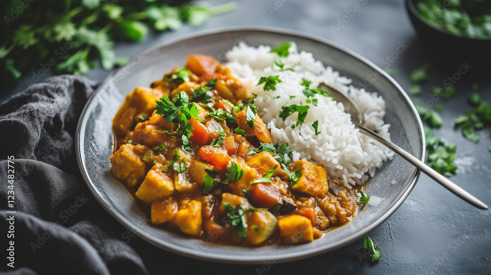 Delicious Japanese Curry with Rice