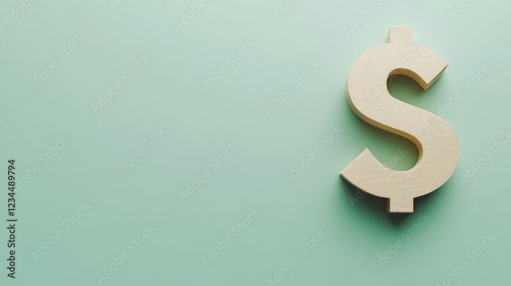 A wooden dollar sign is positioned against a soft green background, symbolizing finance, wealth, and economic themes. A wooden dollar sign is positioned against a soft green background, symbolizing finance, wealth, and economic themes.