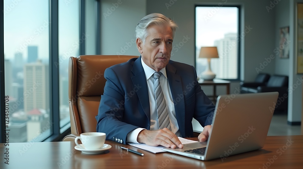 businessman working on laptop businessman working on laptop