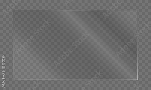 realistic mirror with this 16:9 vector texture, ideal for glass, plastic, or acrylic windows.  The design includes a glossy surface, highlights, and a clear, polished look