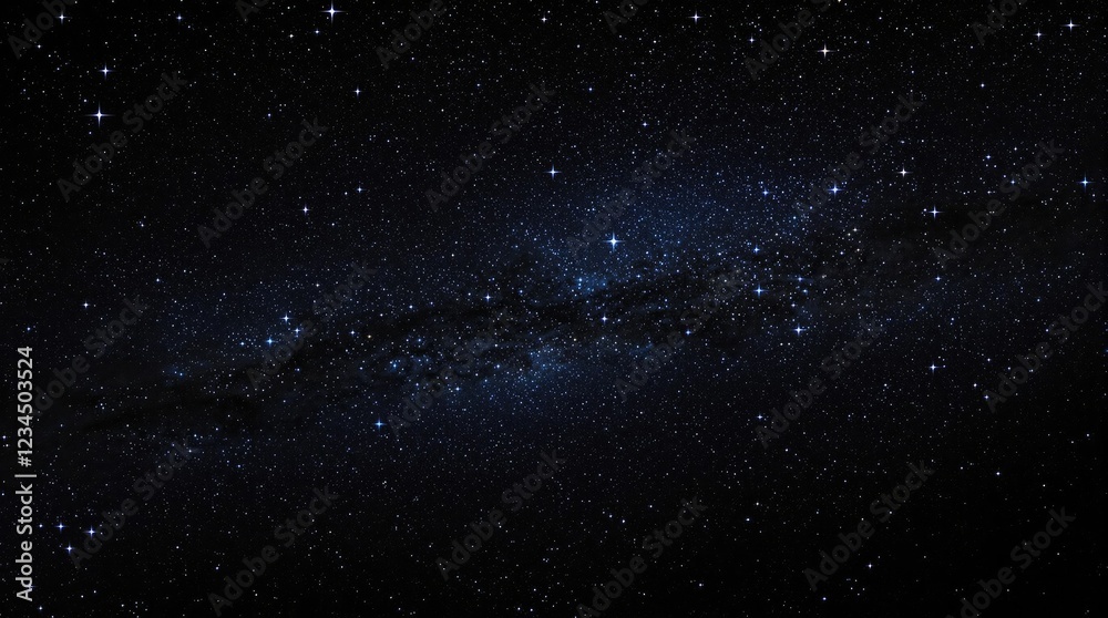 Dark celestial sky with numerous twinkling stars on a deep black background, celestial, glow, nebulae, starry Dark celestial sky with numerous twinkling stars on a deep black background, celestial, glow, nebulae, starry