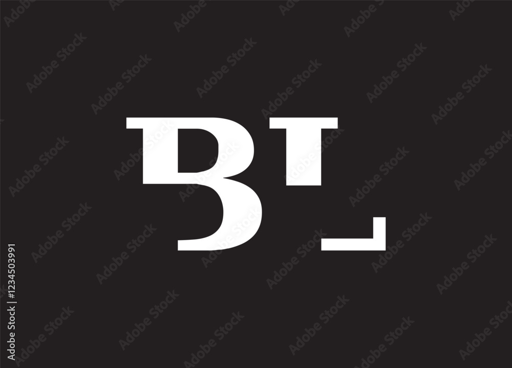 BL logo design vector template desig BL logo design vector template desig