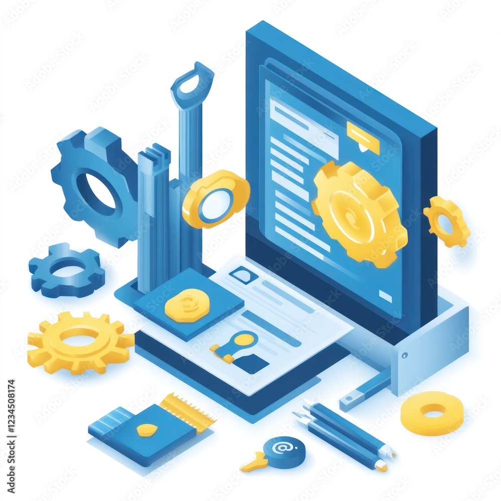 Digital tools optimize finance workflow, data analysis background Digital tools optimize finance workflow, data analysis background
