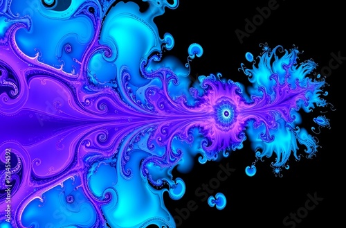 Mandelbrot Set Fractal Geometry Art - Vibrant Abstract Wallpaper