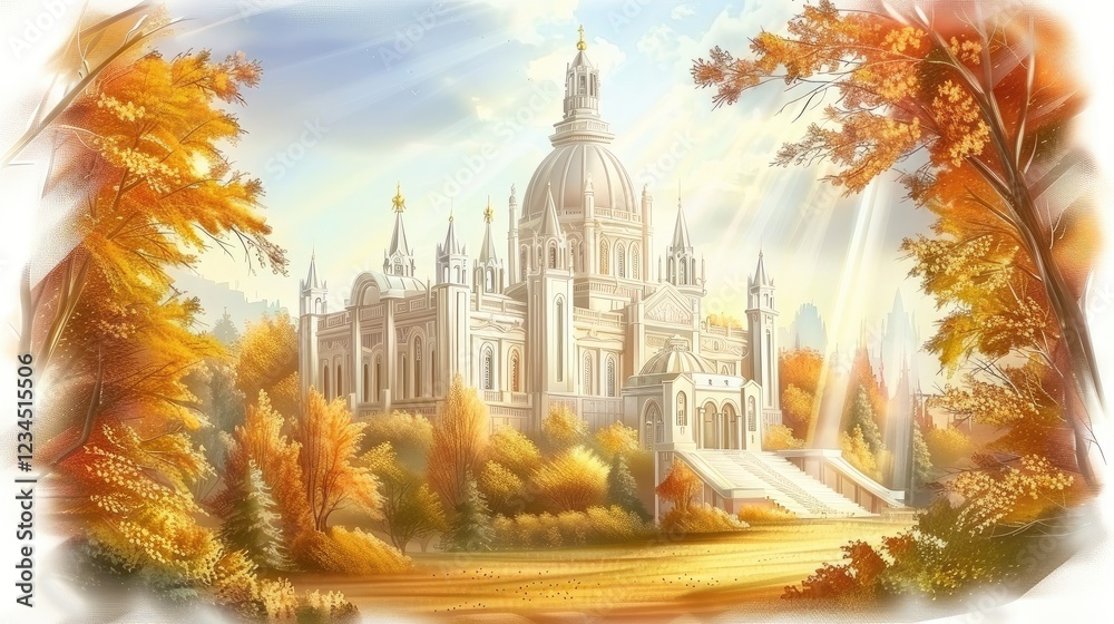 Naklejka premium church