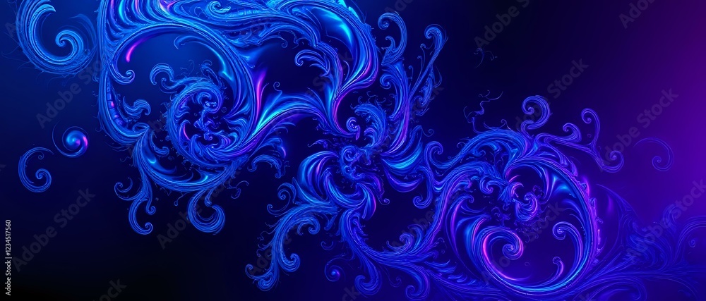 Cosmic Bloom: Vibrant Abstract Fractal Art Cosmic Bloom: Vibrant Abstract Fractal Art