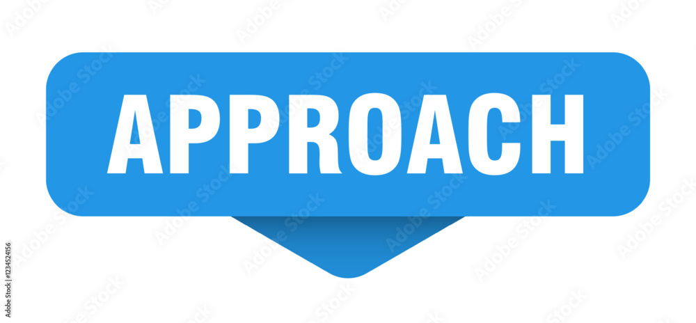 approach sticker. approach sign on transparent background approach sticker. approach sign on transparent background