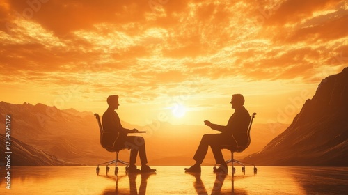 Mentor and Mentee in a Coaching Session Symbolizing