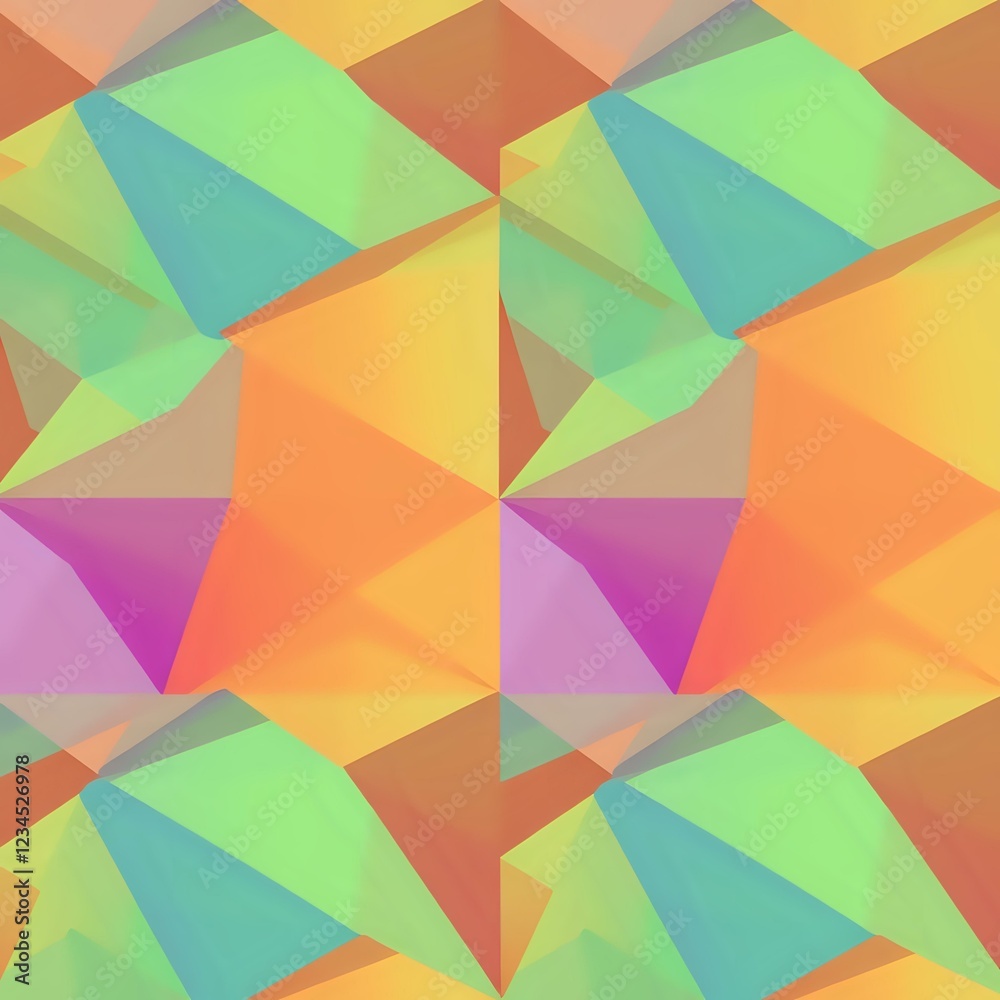 Vibrant Geometric Abstract Design Vibrant Geometric Abstract Design