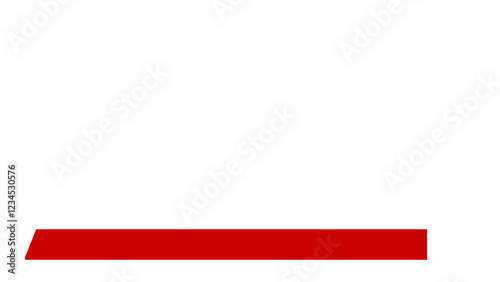 Main Red Strip Lower Third for news channel