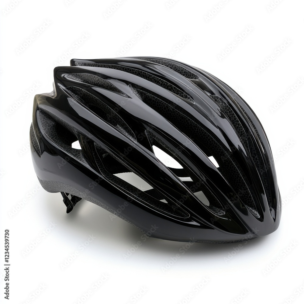 Bicycle Helmet Isolated on White Background Bicycle Helmet Isolated on White Background