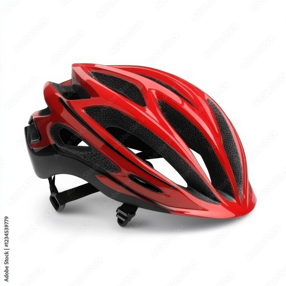 Bicycle Helmet Isolated on White Background