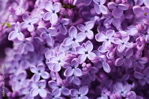 Lilac blossom flower plant.