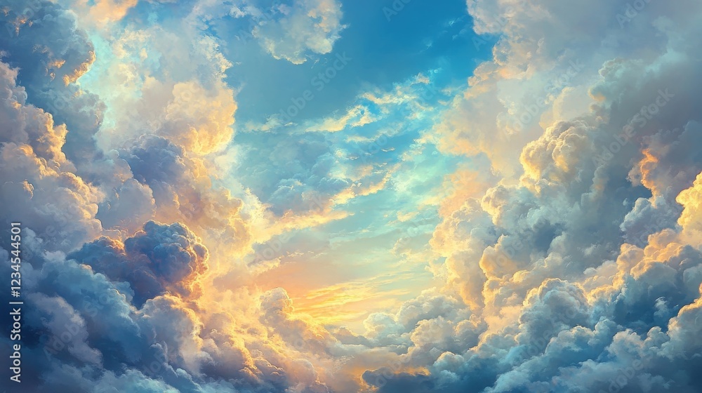 beautiful sky and clouds nature blue landscape beautiful sky and clouds nature blue landscape
