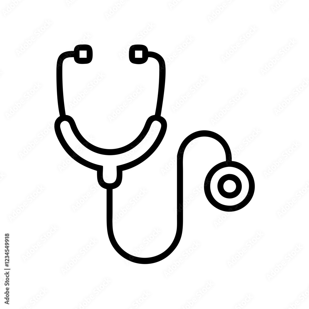 stethoscope icon design stethoscope icon design