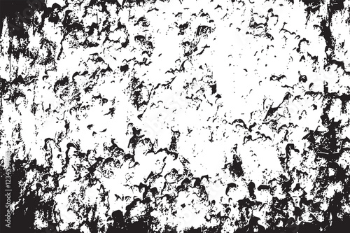 The grunge texture is covered with layers of cracks, scratches and chips. Vector illustration background.