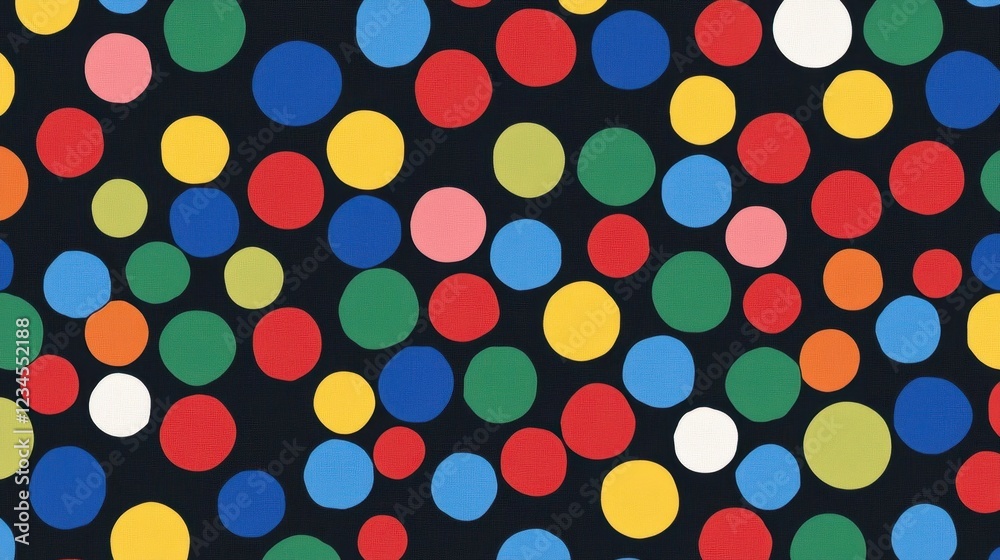 Colorful Polka Dot Pattern Colorful Polka Dot Pattern