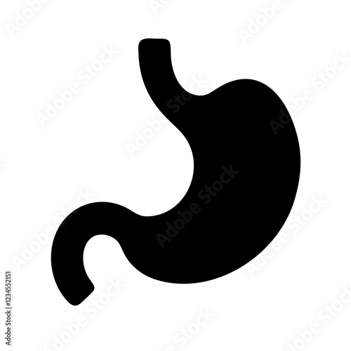 stomach icon design