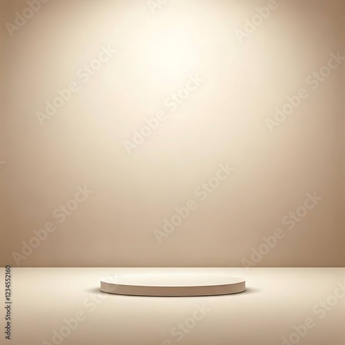 Podiem for background image with lights. photo