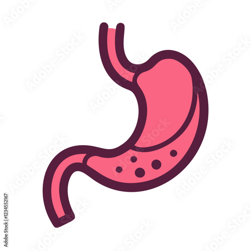 stomach icon design