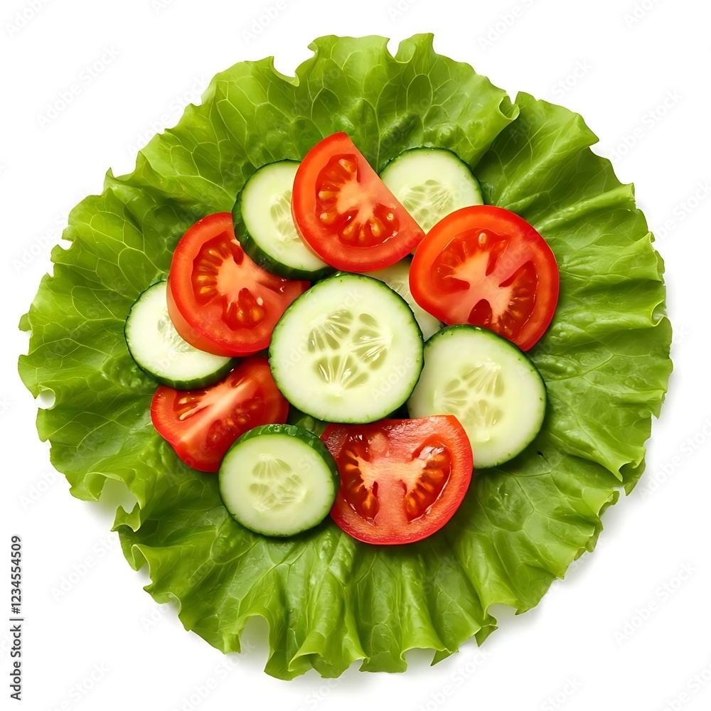 Fresh salad with tomato and cucumber white background image. Fresh salad with tomato and cucumber white background image.