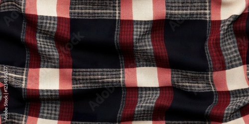 Textured Plaid Fabric:  A c...