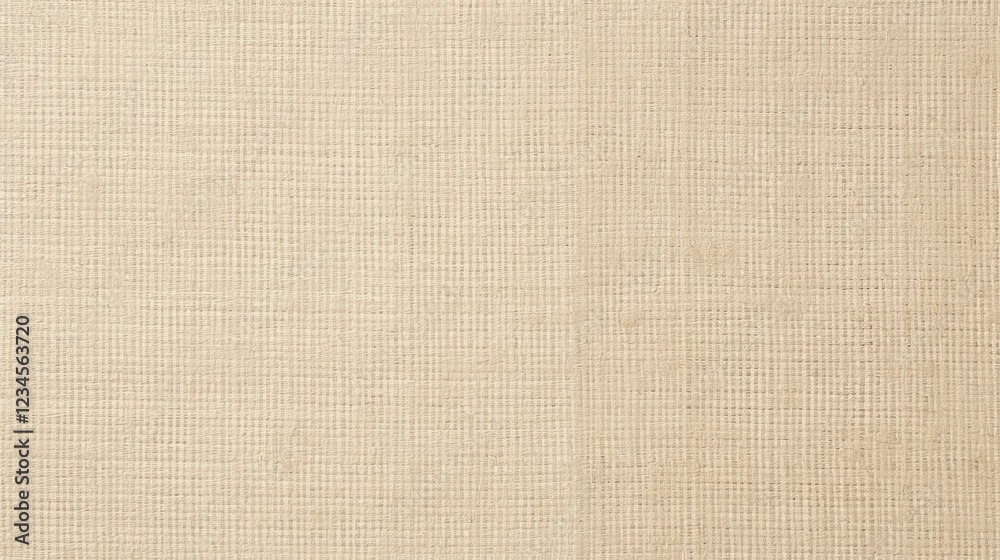 Fototapeta premium Woven Canvas Fabric Texture Background with Subtle Pattern Ideal for Various Design Purposes and Artistic Projects