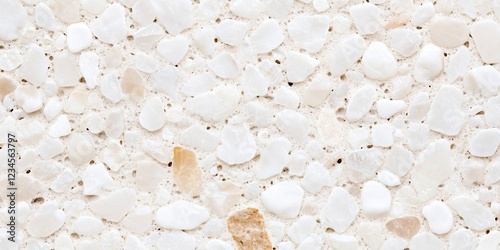 White Pebble Texture: A clo...
