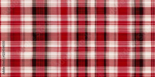 Red and Black Plaid Pattern...