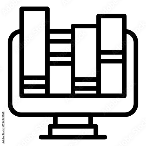Online Library Icon