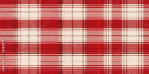 Classic Red Plaid Pattern: ...