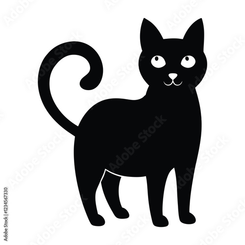 black and white cat