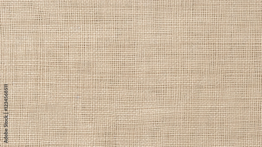 Fototapeta premium Detailed Woven Canvas Fabric Texture Background Ideal for Design, Textile Projects, and Creative Uses Capturing Rustic Elegance and Natural Appeal