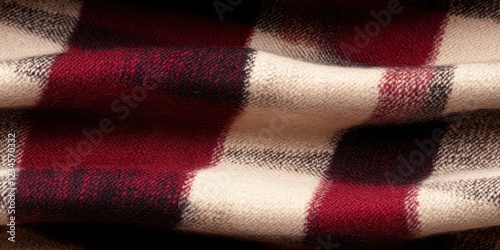 Cozy Plaid Texture: A close...
