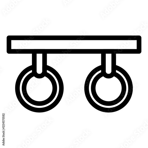 Gym Rings Icon