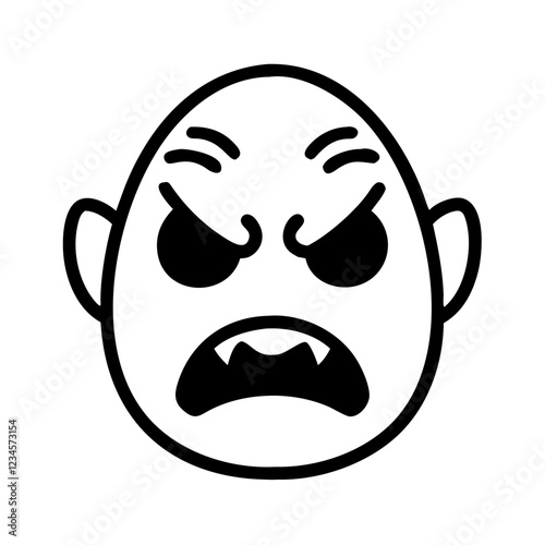 Funny egg face mask