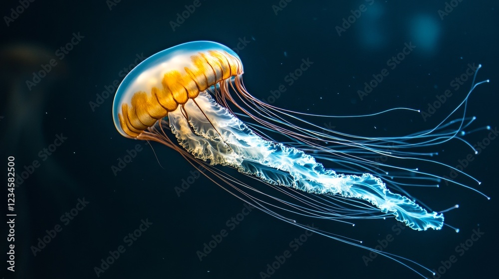 A jellyfish drifts with the oceanâ€™s rhythm, moving without resistance or force. 