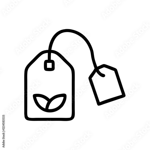 tea bag icon design