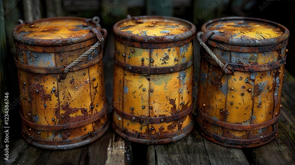 Heavy metal waste left behind after factory production. HD 8K wallpaper Photographic Image Heavy metal waste left behind after factory production. HD 8K wallpaper Photographic Image