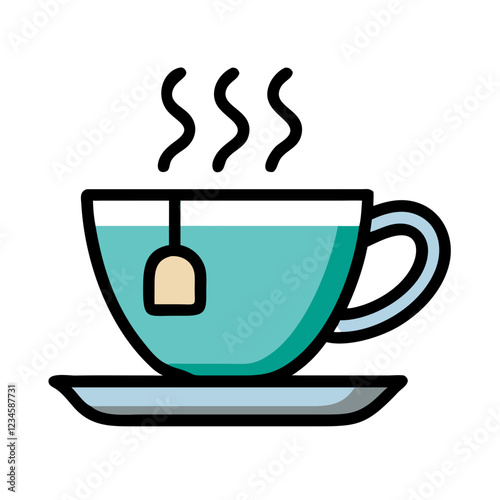 tea cup icon design