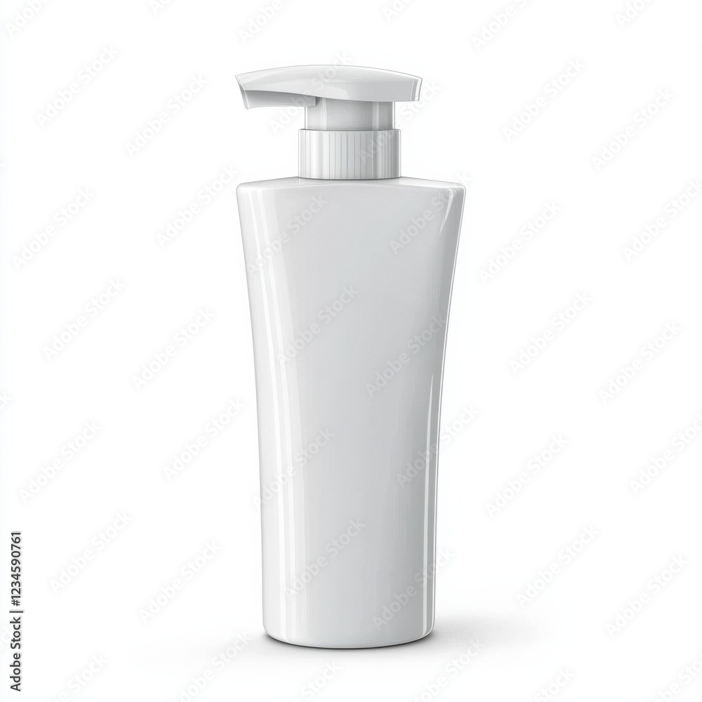 Bottle of Shampoo Isolated on White Background Bottle of Shampoo Isolated on White Background