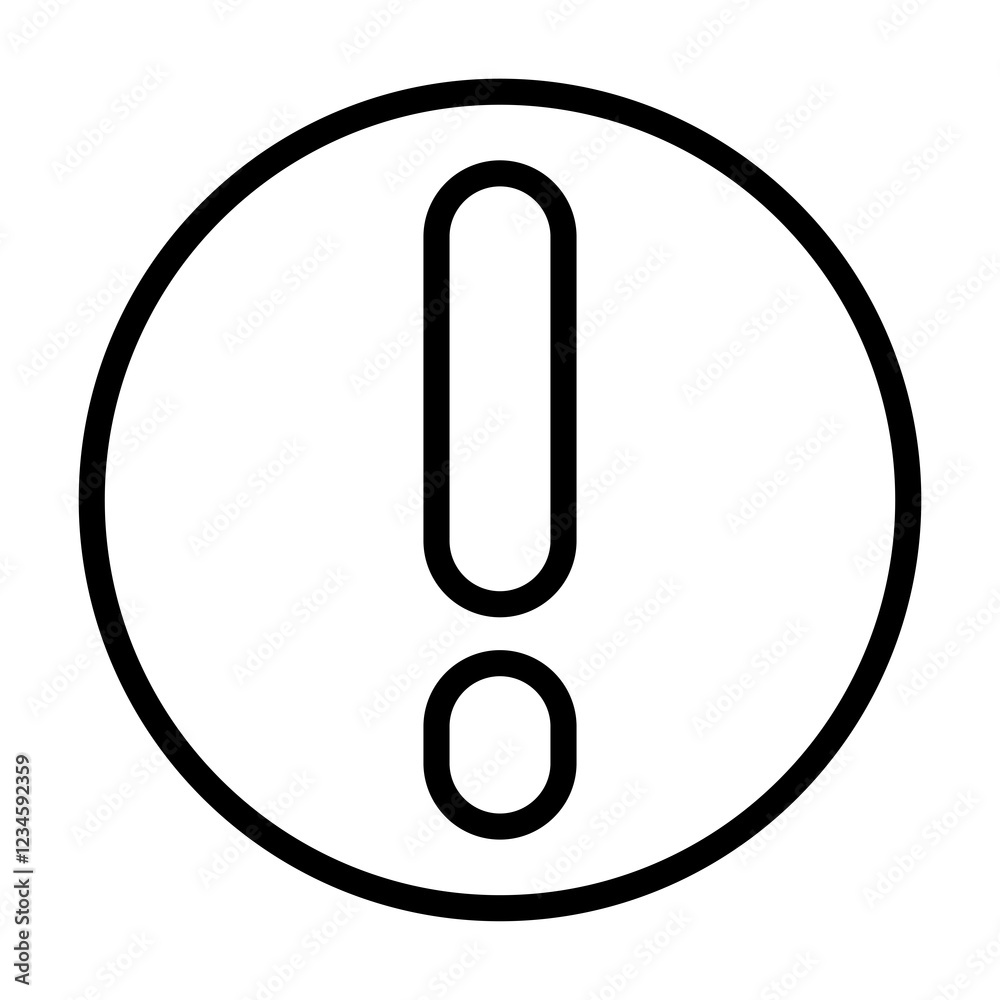 alert circle vector icon

