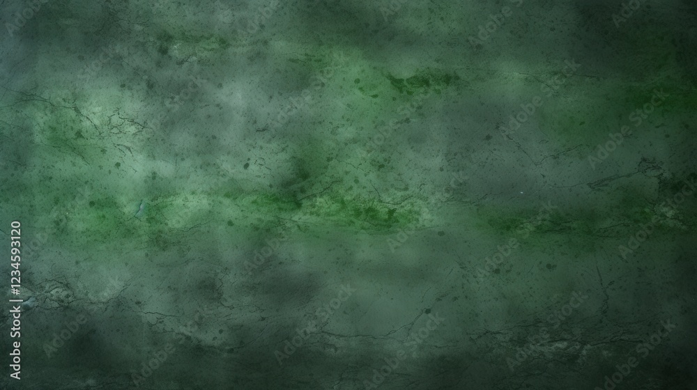 Fototapeta premium Dark Green Concrete Wall Texture Background with Subtle Variations, Ideal for Design Projects, Artworks, and Graphic Presentations